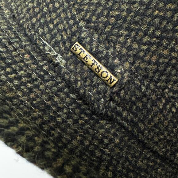 Stetson Men's Trilby Fedora Hat Size M Wool Blend Winter Classic Black - Picture 2 of 9